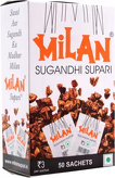 Milan Sugandi Supari (mouth freshener with betelnut) 50 sachets