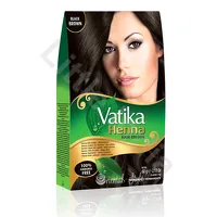 Farba do włosów czarny brąz Henna Hair Color Dabur Vatika 60g