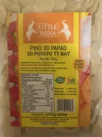 PINO 3D PAPAD 3D POTATO TT BAT 200G BY LITTLE INDIA