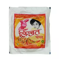 Papad con pimienta negra Lijjat 200g