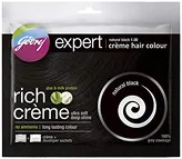 Farba krem do włosów naturalna czerń Godrej Expert 20g+20ml