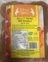 BULLET PAPAD MIX MASALA 4 kg (20.szt x 200G) BY LITTLE INDIA