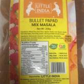 BULLET PAPAD MIX MASALA 4 kg (20.szt x 200G) BY LITTLE INDIA