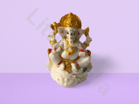 Ganesh Ji Idol 150g Height-13 cm, Width-9.5cm, Depth-3cm