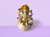 Ganesh Ji Idol 175g Height-12 cm, Width-8.5cm, Depth-7cm