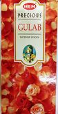 Precious Gulab (Rose) Dhoop Sticks 75G Hem