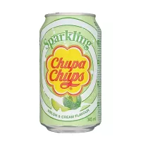 Sparkling Melon & Cream Soda Chupa Chups Carbonated Drink 345ml
