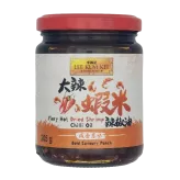 Krewetki suszone w oleju chilli Fiery Hot Dried Shrimp in Chilli Oil Lee Kum Kee 205g