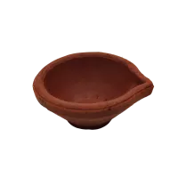 Clay oil lamp Terracotta Small Diya 6pcs