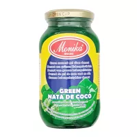 Nata De Coco Green Coconut Gel In Syrup Monika 340g
