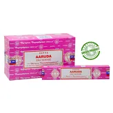 Naturalne kadzidełka o zapachu ruty Aaruda Incense Satya 15g