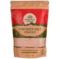 Sól różowa kamienna drobnoziarnista Organic India 1kg