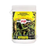 Green chilli pickle in oil PIP 800g