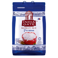 Рис длиннозерный басмати Premium India Gate 5kg