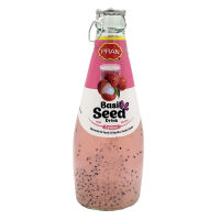 Napój owocowy smak liczi z nasionami bazylii Basil Seed Lychee Pran 290ml