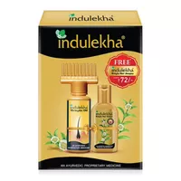 Zestaw olejek do włosów 100ml + szampon 50ml Indulekha