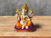 Ganesh Ji Idol 500g Height-17 cm, Width-11cm, Depth-8cm