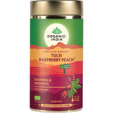 Tulsi Raspberry Peach (loose leaf tea) 100g Organic India