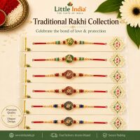Bransoletka Rakhi wzór 5 Raksha Bandhan 1szt.
