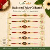 Bransoletka Rakhi wzór 5 Raksha Bandhan 1szt.