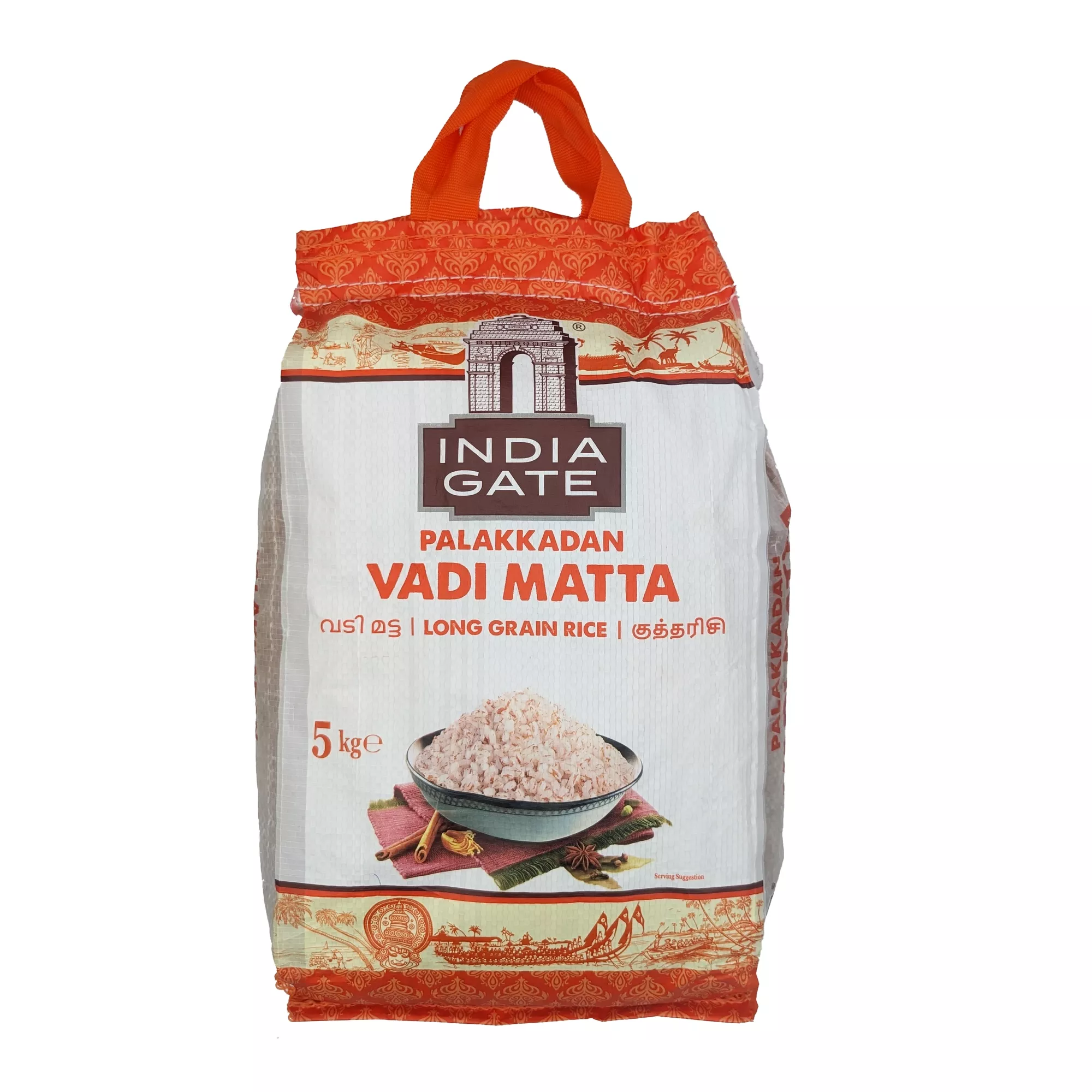 Ryż Palakkadan Vadi Matta Rice India Gate 5kg
