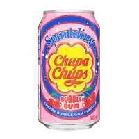 Sparkling Cherry Bubble Gum Soda Chupa Chups 345ml Carbonated Drink