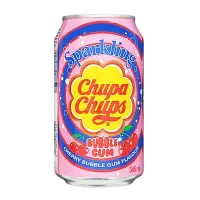 Bebida gaseosa Sparkling Cherry Bubble Gum Soda Chupa Chups 345ml