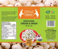 Orzeszki Lisie Makhana o smaku Kremu i Cebuli 75g