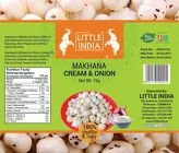 Orzeszki Lisie Makhana o smaku Kremu i Cebuli 75g
