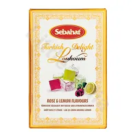 Turkish Delight Loukoum Rose & Lemon Flavours Sebahat 200g