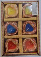 Gliniane ozdobne świeczki z woskiem Diya 6szt.