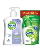 Delikatne mydło w płynie Dettol Sensitive 200ml + Uzupełnienie Dettol Original 175ml Gratis