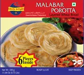 Płaskie chlebki Malabar Porotta Daily Delight 6szt. 330g