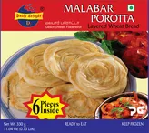 Płaskie chlebki Malabar Porotta Daily Delight 6szt. 330g