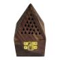 Świecznik z drewna palisander ręcznie wykonany Candlestick Rosewood 1szt. - 3