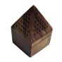 Świecznik z drewna palisander ręcznie wykonany Candlestick Rosewood 1szt. - 4
