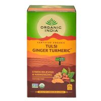 Tulsi Ginger Turmeric Organic India 25 teabags