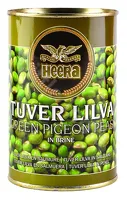 Green pigeon peas in brine (tuver lilva) Heera 400g