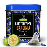 Herbata ziołowa z klitorii ternateńskiej z mangostanem Blue Tea 15 torebek