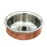 Miska z miedzi i stali nierdzewnej Copper and Steel Bowl Fern 500ml