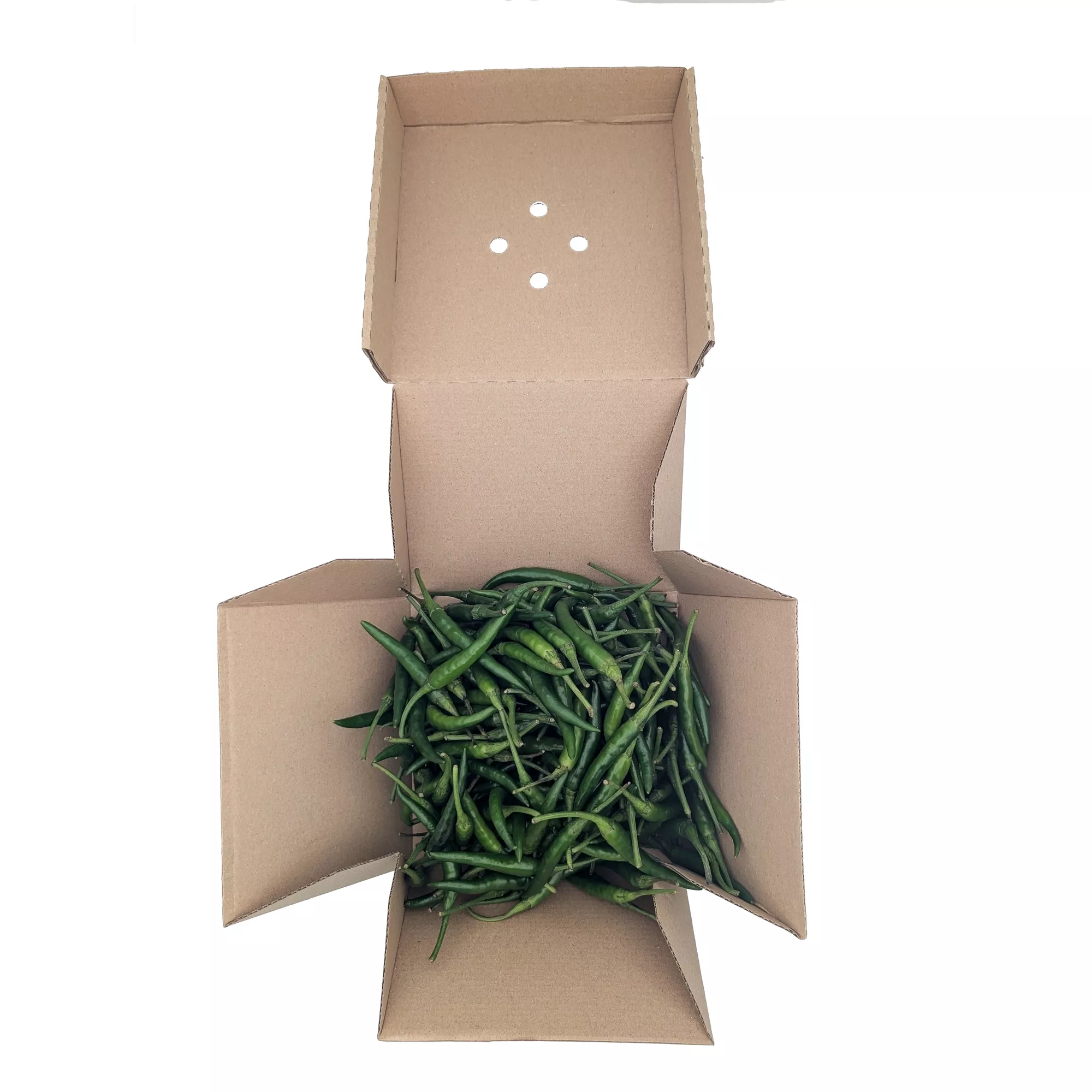 Peppers Fresh Green Chilli Eco Premium 500g