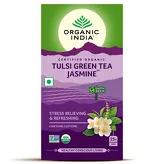 Herbata zielona tulsi z jaśminem Organic India 25 torebek