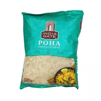 Płatki ryżowe grube Poha Thick India Gate 500g