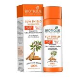 Krem z filtrem z drzewem sandałowym Sun Shield Sandalwood Biotique 120ml