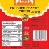 CRUSHED PEANUT CHIKKI 100G BY LITTLE INDIA