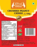 CRUSHED PEANUT CHIKKI 100G BY LITTLE INDIA