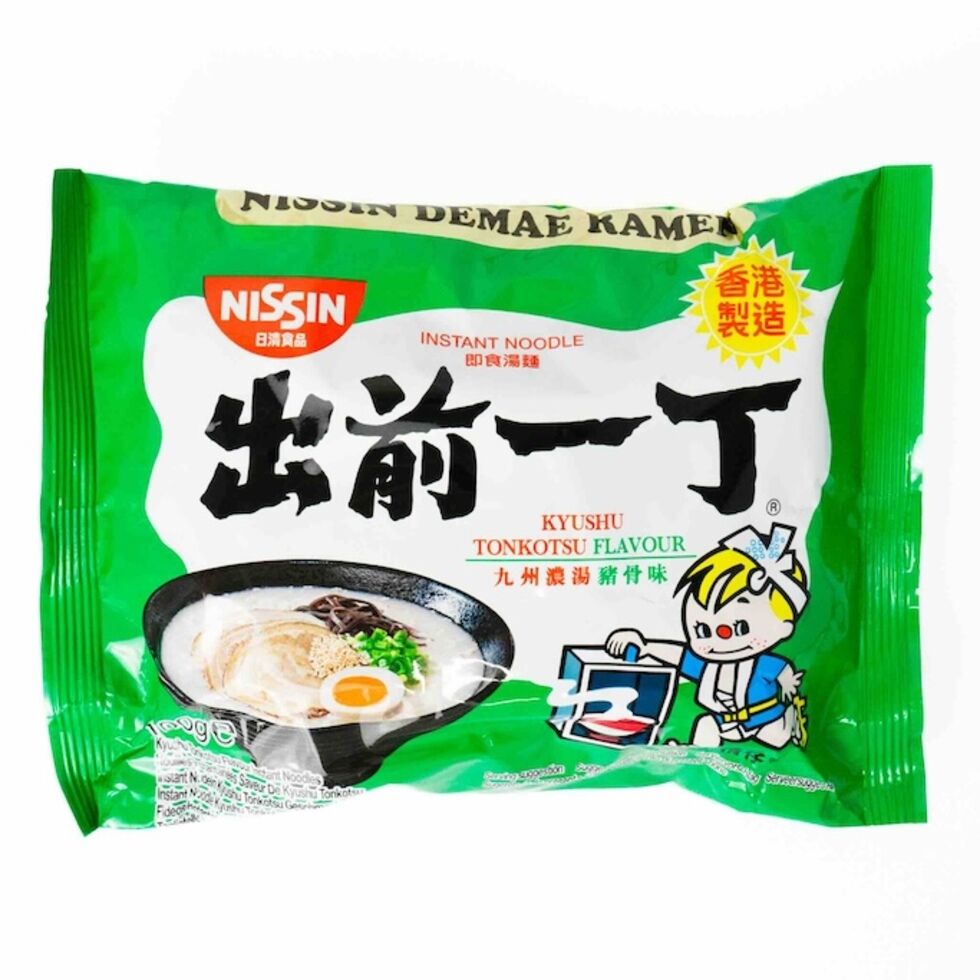 Makaron instant Demae Ramen with Kyushu Tonkotsu Flavour Nissin 100g