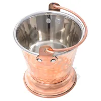 Serving Bucket Made Of Copper And Stainless Steel 300ml