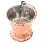 Serving Bucket Made Of Copper And Stainless Steel 300ml