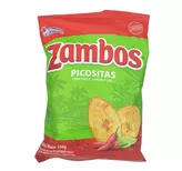 Chips de plátano con chile y limón Picositas Zambos 150g